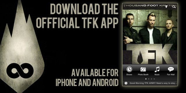 Westone Artist Thousand Foot Krutch - Official TFK App